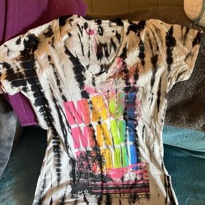 Vintage EUC OP die tye Women Tee Shirt